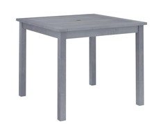 Sodo valgomojo stalas, 88x88x74cm, akacijos medienos masyvas