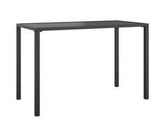 Sodo valgomojo stalas, antracito, 110x54x70cm, plienas