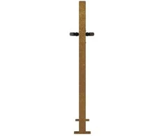 Sodo vartai, 100x100 cm, Corten plienas, kvadratinis dizainas
