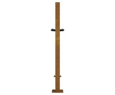 Sodo vartai, 105x105cm, corten plienas, žolės dizaino