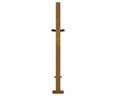 Sodo vartai, 105x105cm, corten plienas, bambuko dizaino