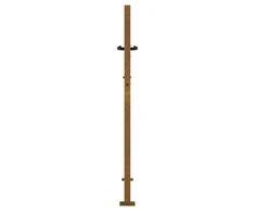 Sodo vartai, 105x130cm, corten plienas, bambuko dizaino
