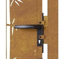 Sodo vartai, 105x155cm, corten plienas, bambuko dizaino