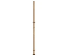 Sodo vartai, 105x205cm, corten plienas, medžio dizaino