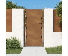 Sodo vartai, 105x205cm, corten plienas