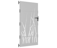 Sodo vartai, 85x200cm, corten plienas, žolės dizaino