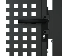 Sodo vartai, antracito spalvos, 105x250cm, plienas