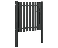 Sodo vartai, antracito spalvos, 1x1,25m, plienas