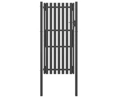 Sodo vartai, antracito spalvos, 1x2,5m, plienas