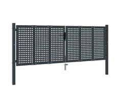Sodo vartai, antracito spalvos, 300x125cm, plienas