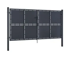 Sodo vartai, antracito spalvos, 300x150cm, plienas