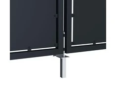 Sodo vartai, antracito spalvos, 300x150cm, plienas