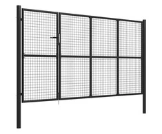 Sodo vartai, antracito spalvos, 350x150cm, plienas