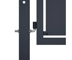 Sodo vartai, antracito spalvos, 350x175cm, plienas