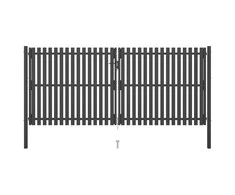 Sodo vartai, antracito spalvos, 4x2m, plienas