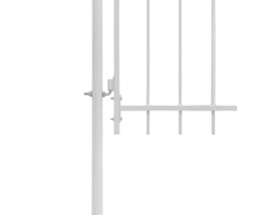 Sodo vartai, balti, 1x1,75m, plienas