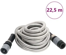 Sodo žarna su purškimo antgaliu sidabrinė 0,6", 22,5m plienas