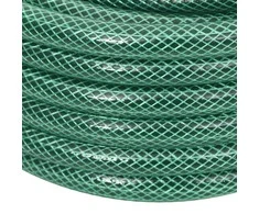 Sodo žarna su tvirtinimo detalėmis, žalia, 0,5", 30m, PVC