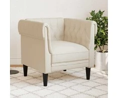 Fotelis Chesterfield krėslas, linas