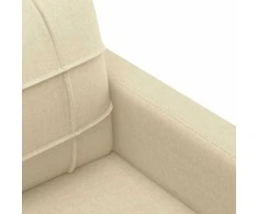 Sofa Krėslas, kreminės spalvos, 60cm, audinys