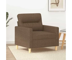 Sofa Krėslas, rudos spalvos, 60cm, audinys
