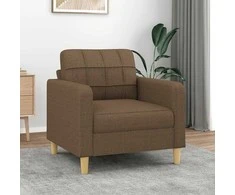 Sofa Krėslas, rudos spalvos, 60cm, audinys