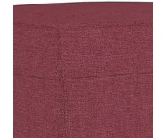 Fotelis Krėslas su pakoja, raudonojo vyno spalvos, 60cm, audinys
