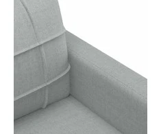 Sofa Krėslas, šviesiai pilkos spalvos, 60cm, audinys