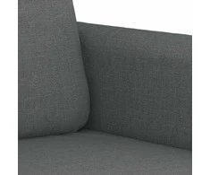 Sofa Krėslas, tamsiai pilkos spalvos, 60cm, audinys