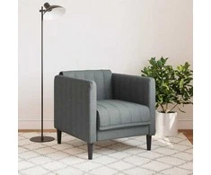 Sofa Krėslas, tamsiai pilkos spalvos, audinys