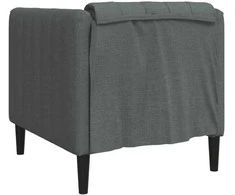 Sofa Krėslas, tamsiai pilkos spalvos, audinys