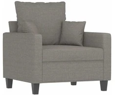 Fotelis Krėslas, taupe spalvos, 60cm, audinys