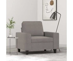 Sofa Krėslas, taupe spalvos, 60cm, audinys