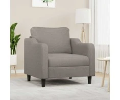 Fotelis Krėslas, taupe spalvos, 60cm, audinys