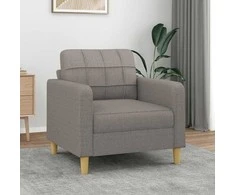 Fotelis Krėslas, taupe spalvos, 60cm, audinys