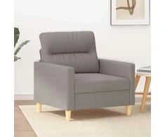 Fotelis Krėslas, taupe spalvos, 60cm, audinys