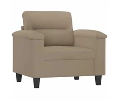 Sofa Krėslas, taupe spalvos, 60cm, mikropluošto audinys