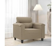 Sofa Krėslas, taupe spalvos, 60cm, mikropluošto audinys
