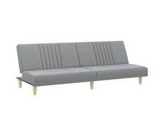 Sofa-lova, šviesiai pilkos spalvos, audinys