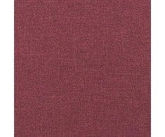 Sofa Sofos komplektas, 2 dalių, raudonojo vyno spalvos, audinys