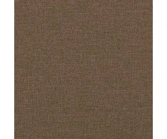 Sofa Sofos komplektas, 3 dalių, rudos spalvos, audinys