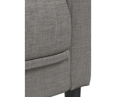 Sofa Sofos komplektas, 3 dalių, taupe spalvos, audinys
