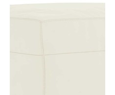 Sofa Sofos komplektas, 4 dalių, kreminės spalvos, aksomas