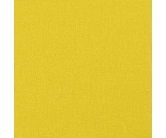 Sofa Sofos komplektas, 4 dalių, šviesiai geltonos spalvos, audinys