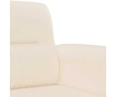 Sofa Sofos komplektas su pagalvėlėmis, 2 dalių, smėlio, audinys