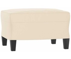 Sofa Sofos komplektas su pagalvėlėmis, 3 dalių, smėlio, audinys