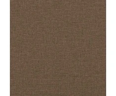 Sofa Sofos komplektas su pagalvėlėmis, 3 dalių, rudas, audinys