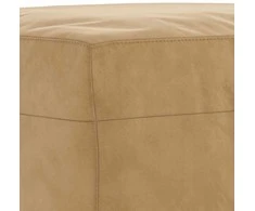 Sofa Sofos komplektas su pagalvėlėmis, 3 dalių, rudas, aksomas