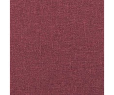 Sofa Sofos komplektas su pagalvėlėmis, 4 dalių, vyno, audinys