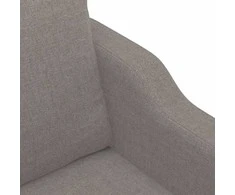 Sofa Sofos komplektas su pagalvėlėmis, 4 dalių, taupe, audinys